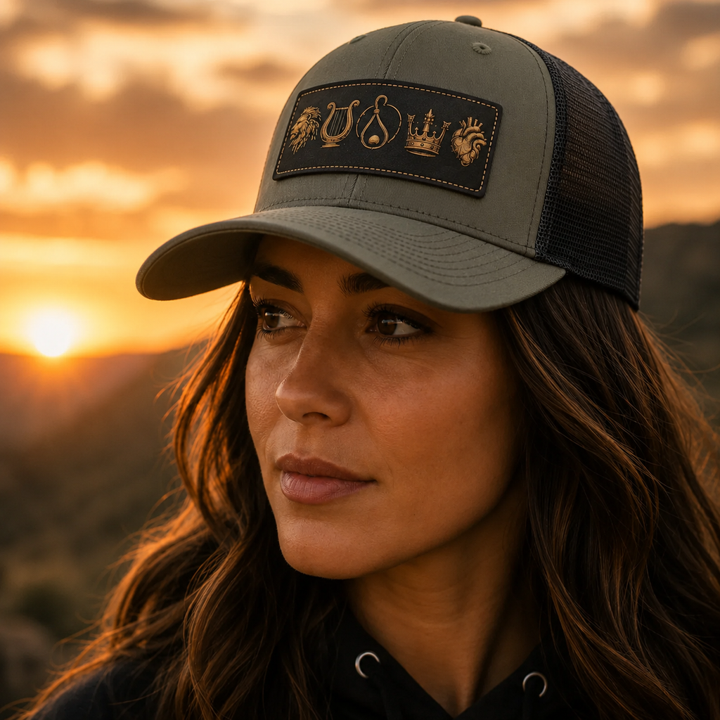 Shepherd to King Leather Patch Hat