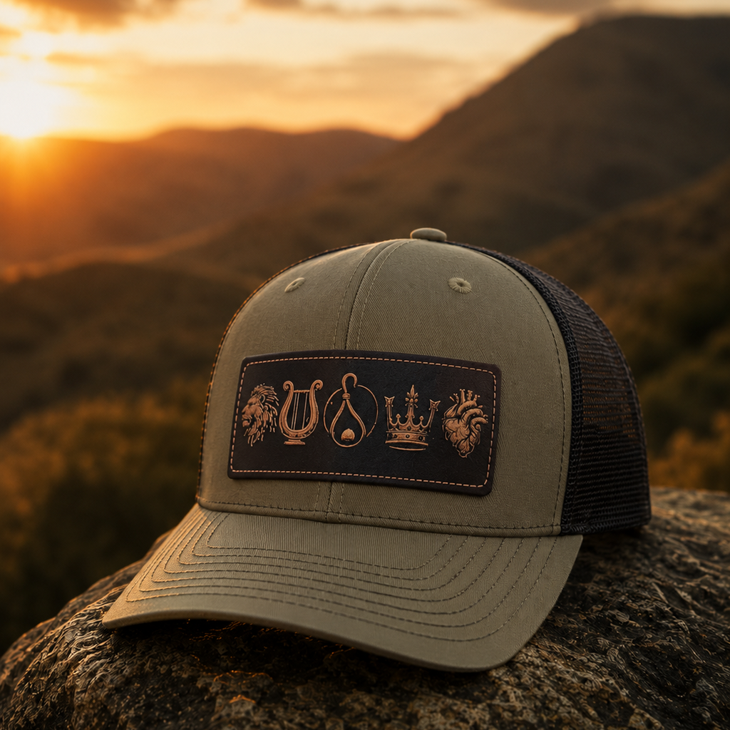 Shepherd to King Leather Patch Hat