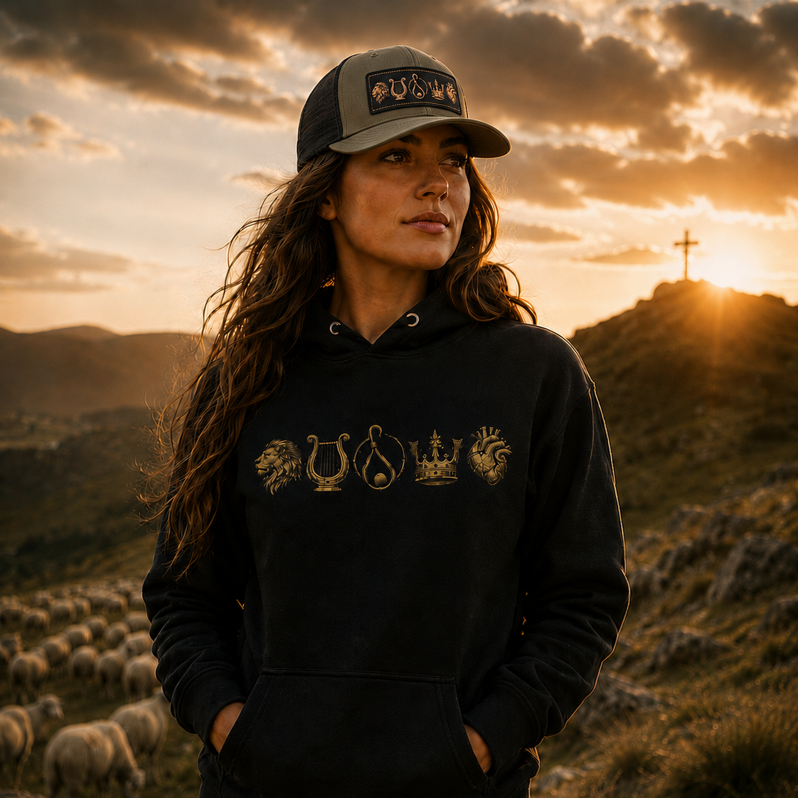Shepherd to King Heavyweight Hoodie