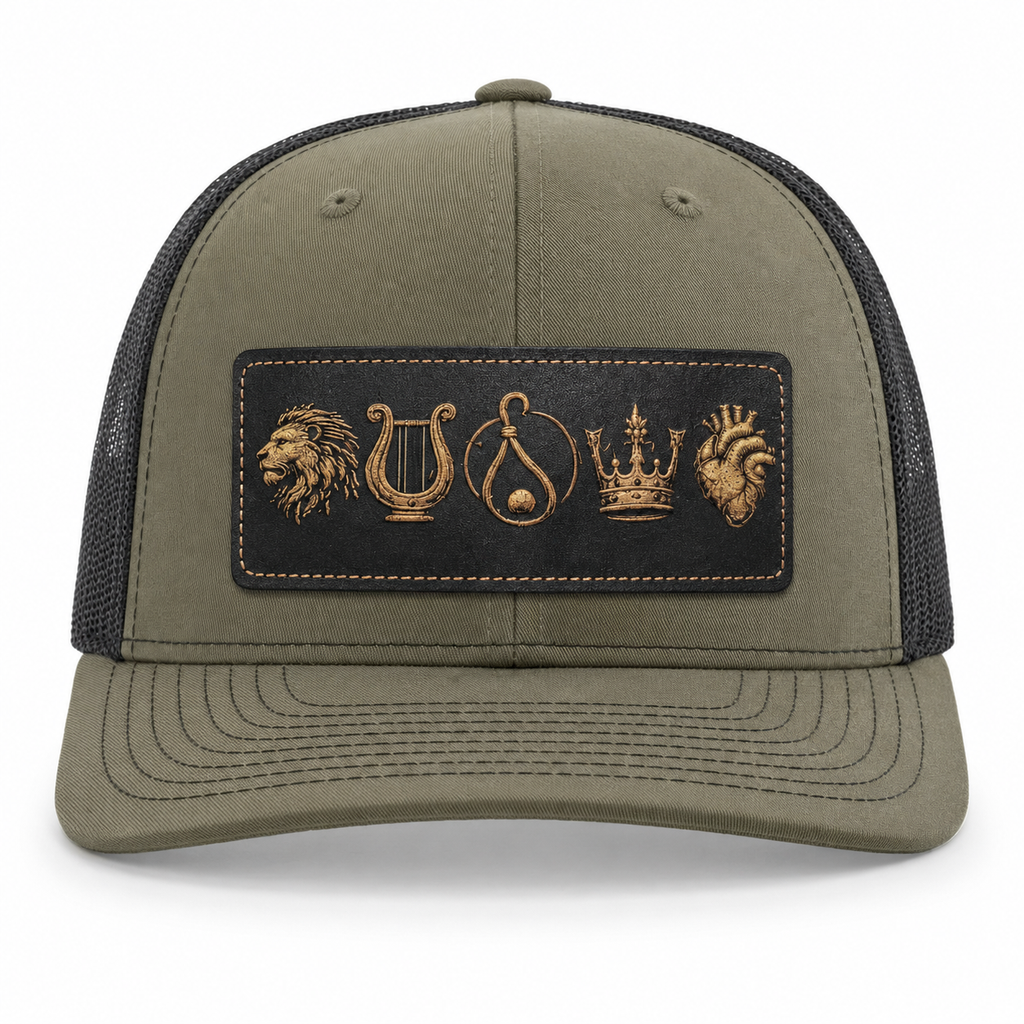 Shepherd to King Leather Patch Hat