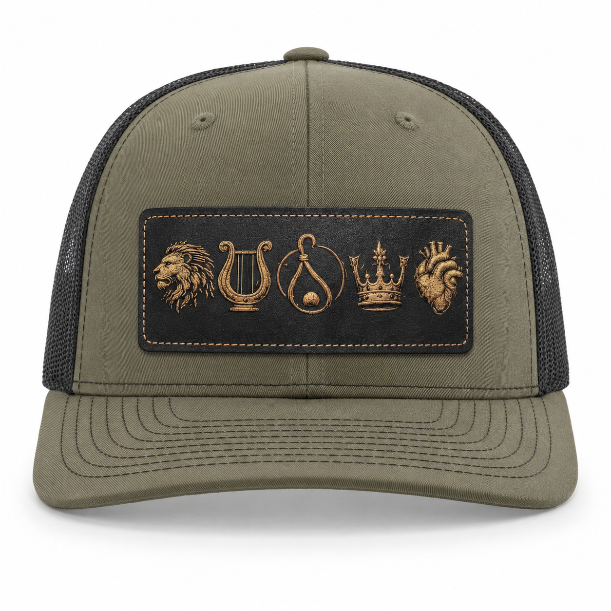 Shepherd to King Leather Patch Hat