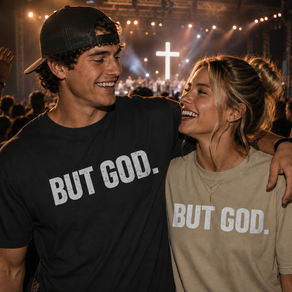 BUT GOD. Premium Tee