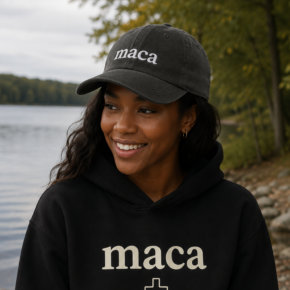 Vintage “maca” Corduroy Hat