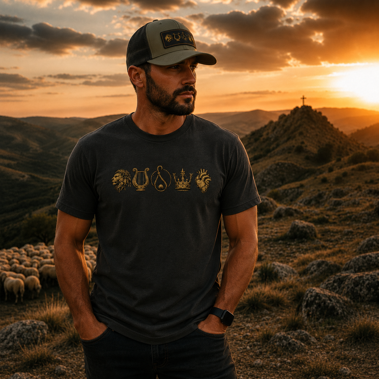 Shepherd to King Premium Tee