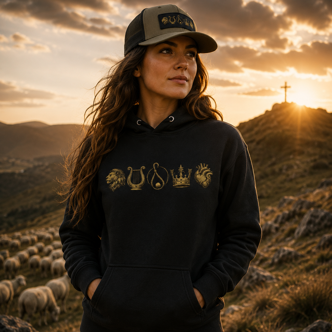 Shepherd to King Heavyweight Hoodie