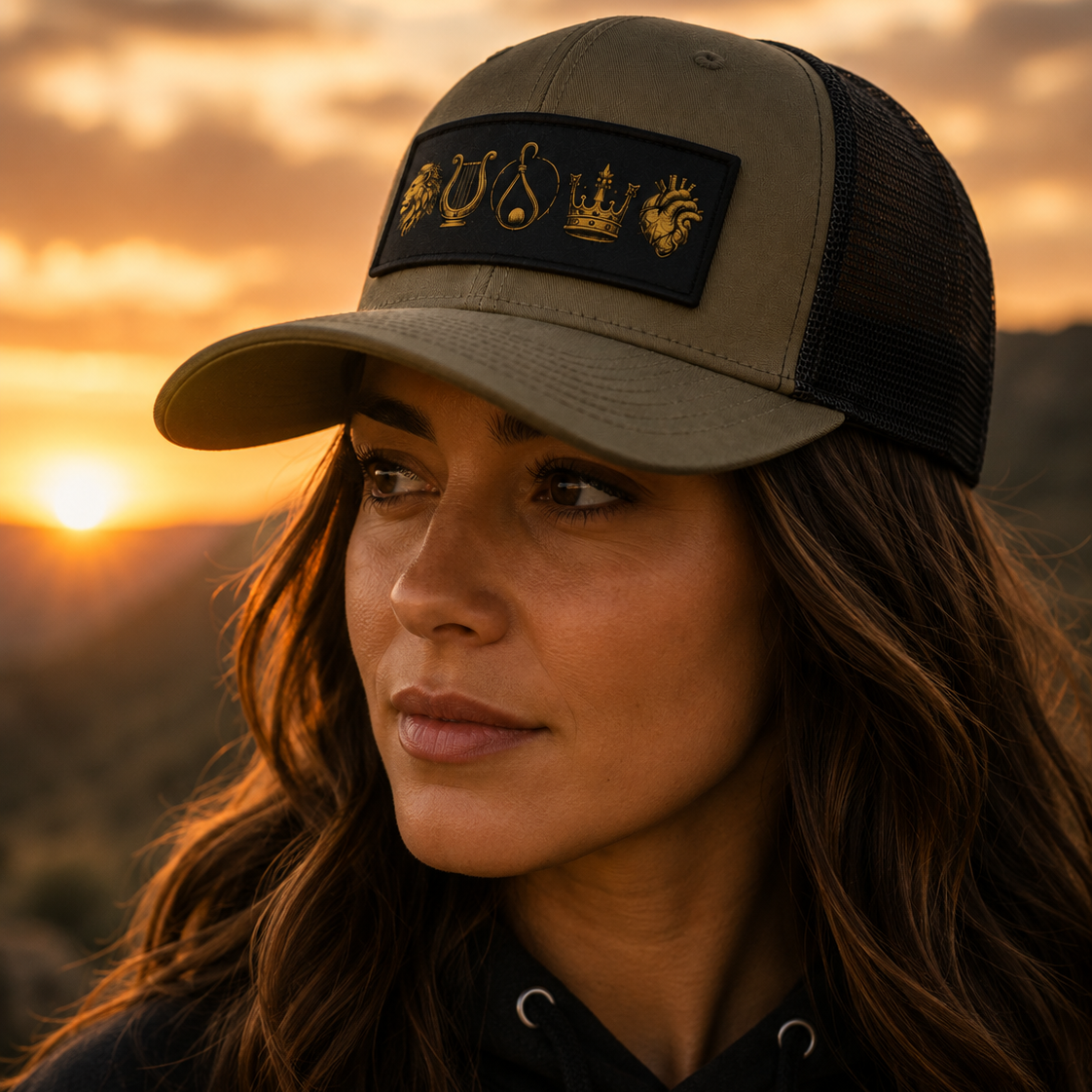 Shepherd to King Leather Patch Hat
