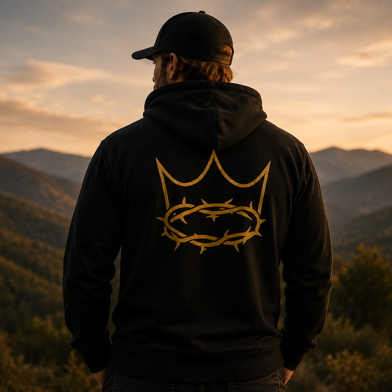 One King. One Crown. Premium Heavyweight Hoodie