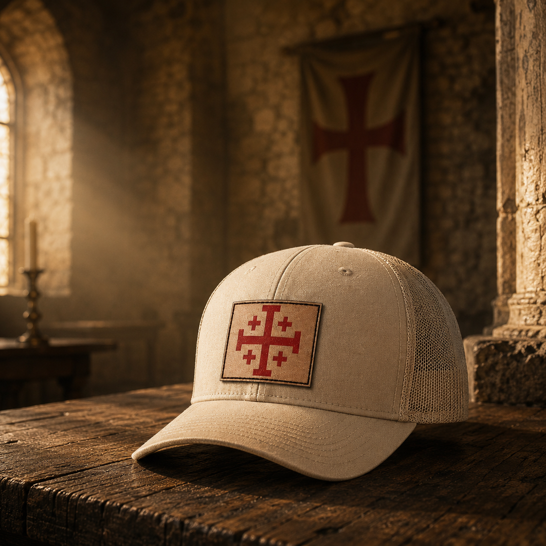 The Kingdom Leather Patch Hat