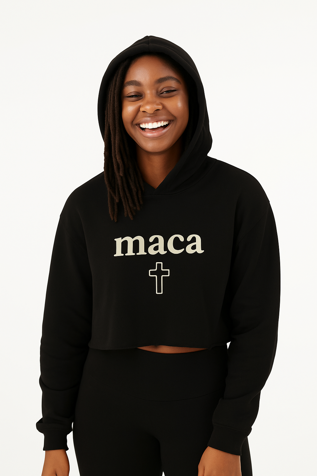 Women's Cropped MACA Hoodie