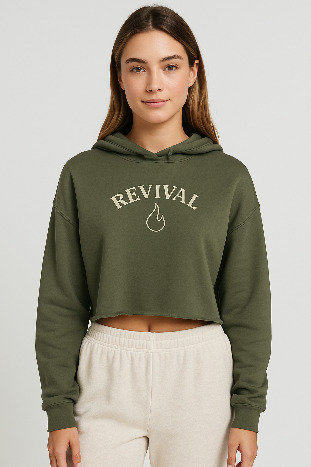 REVIVAL Crop Hoodie