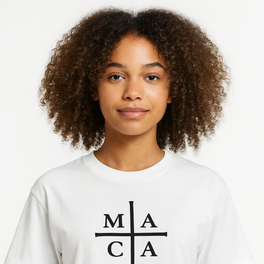 Women’s heavyweight MACA Cross boxy tee