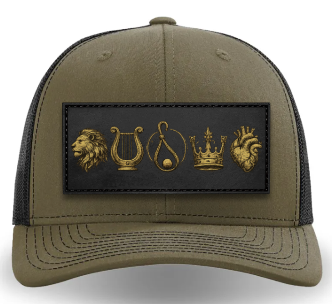 Shepherd to King Leather Patch Hat